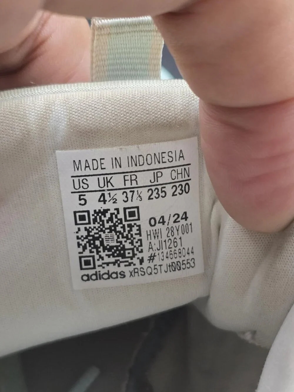 Adidas Cloudfoam Shoes Mens Size 5 Green X_PLRPATH K Running Sneakers AJI1261